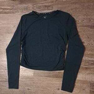 Athletic Works Women's Dark Long Sleeve Tee With Thumb Holes